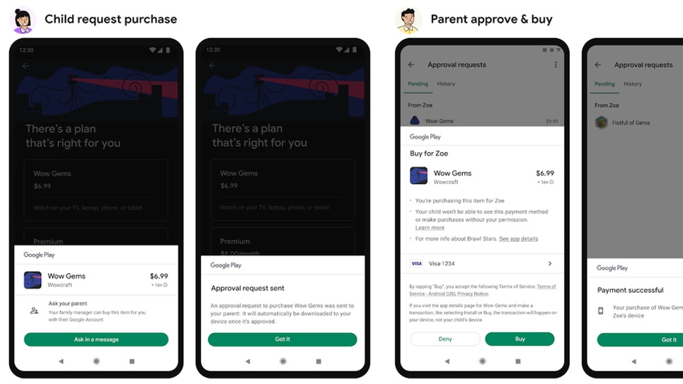 گوگل قفل های بیشتری را در فروشگاه Play معرفی می کند تا کودکان را از دزدیدن کارت اعتباری والدین خود باز دارد.